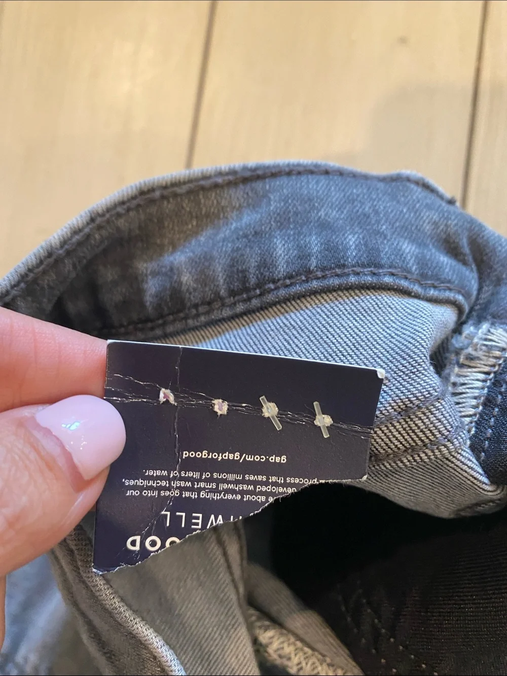 GAP Kids Gray Faded Jeans